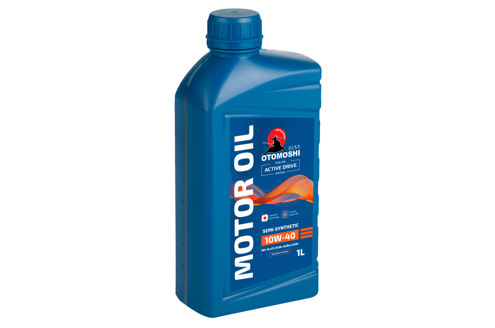 Универсальное моторное масло OTOMOSHI ACTIVE DRIVE 10W-40 - 1 л